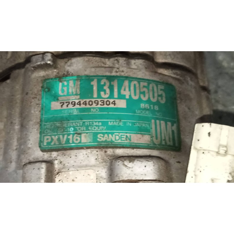 Recambio de compresor aire acondicionado para saab 9-3 berlina 1.9 tid linear sport referencia OEM IAM PXV168618 13140505 