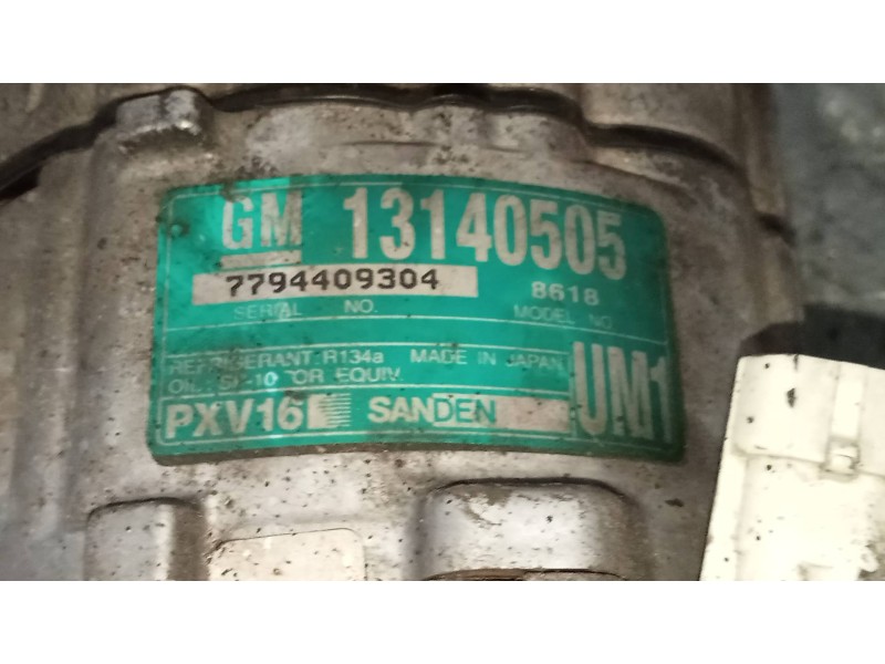 Recambio de compresor aire acondicionado para saab 9-3 berlina 1.9 tid linear sport referencia OEM IAM PXV168618 13140505 