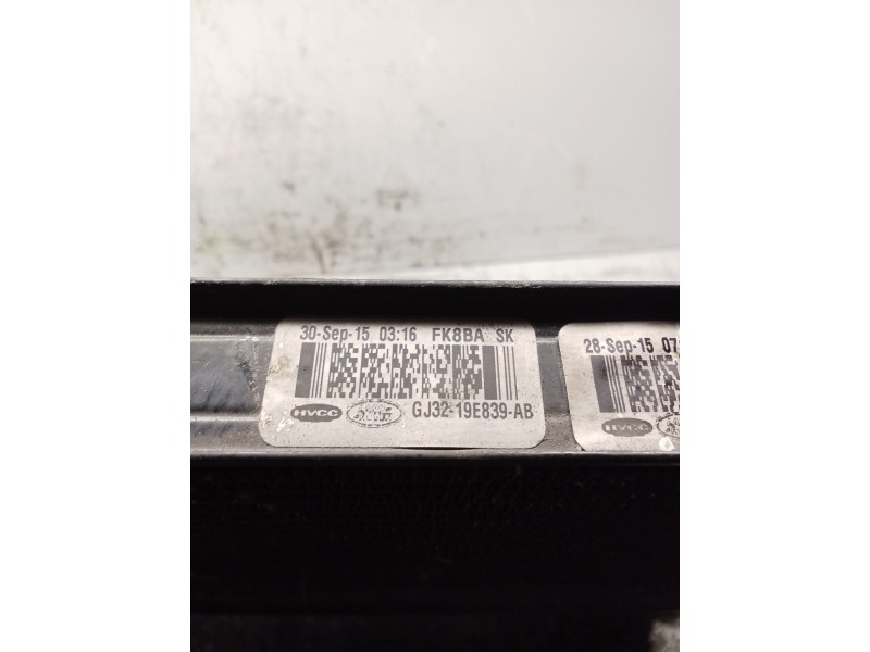 Recambio de radiador agua para land rover range rover evoque (l538) 2.0 d 4x4 referencia OEM IAM GJ3219E839AB  
