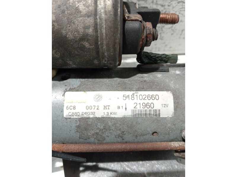 Recambio de motor arranque para fiat grande punto (199_) 1.3 d multijet referencia OEM IAM 518102660  