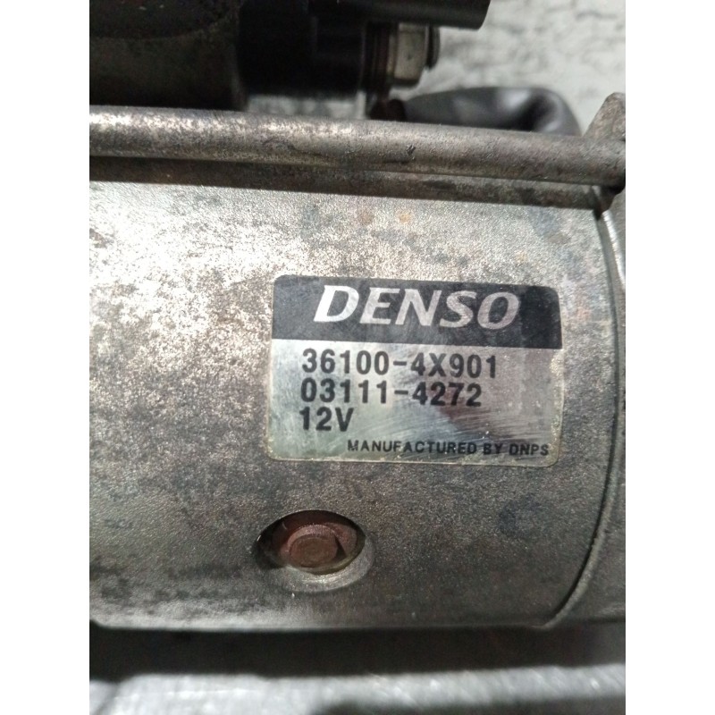 Recambio de motor arranque para kia carnival / grand carnival iii (vq) 2.9 crdi referencia OEM IAM 361004X901 031114272 