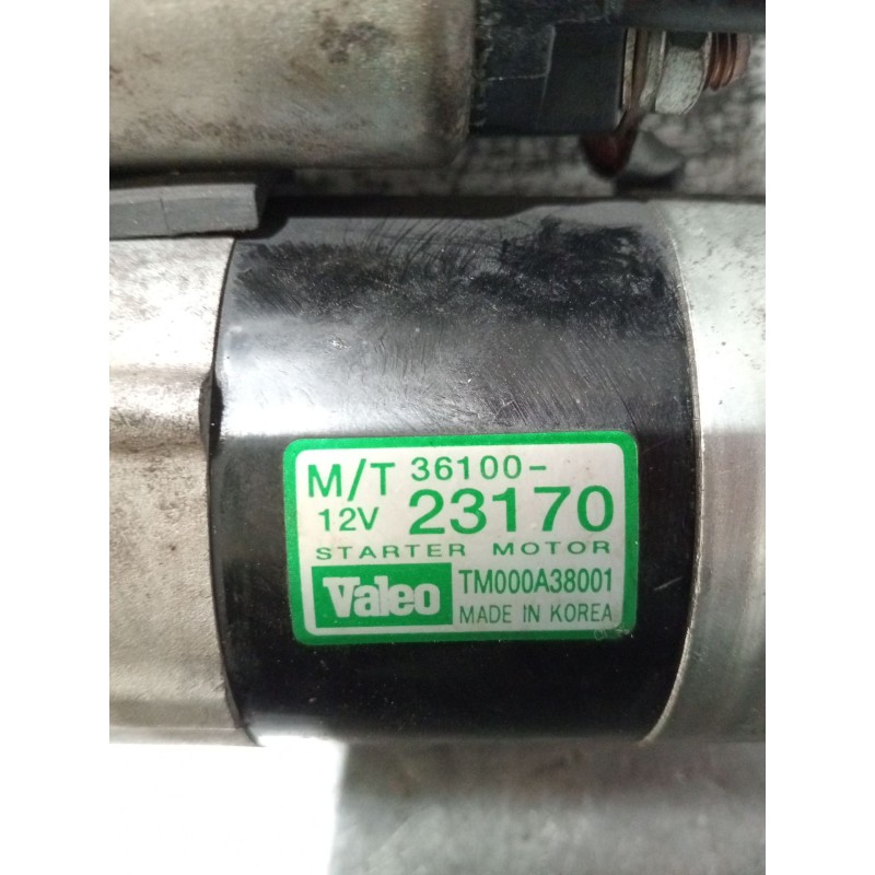 Recambio de motor arranque para kia sportage ii (je_, km_) 2.0 i 16v referencia OEM IAM 3610023170 TM000A38001 