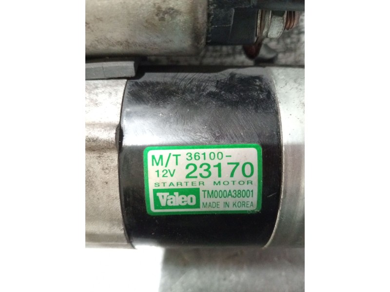 Recambio de motor arranque para kia sportage ii (je_, km_) 2.0 i 16v referencia OEM IAM 3610023170 TM000A38001 