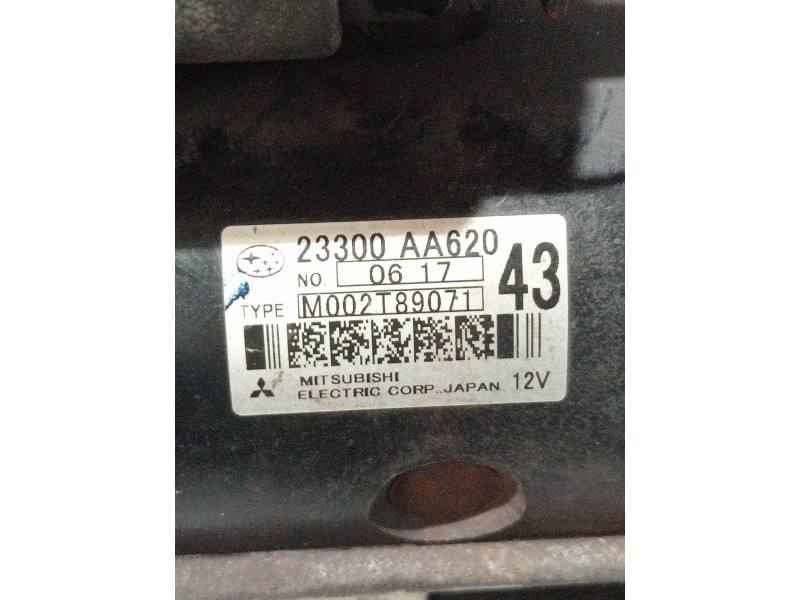 Recambio de motor arranque para subaru legacy v (bm) 2.0 d awd (bmd) referencia OEM IAM 23300AA620 M002T89071 