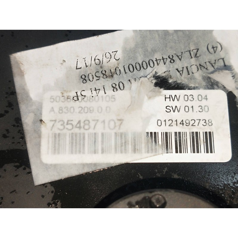 Recambio de mando calefaccion / aire acondicionado para lancia delta (181) 1.4 turbo cat referencia OEM IAM 735487107 A83020900 