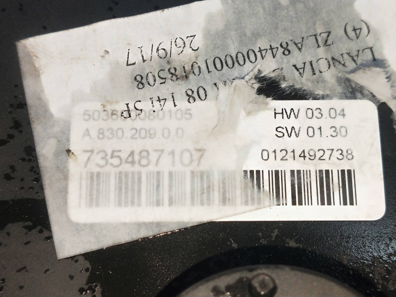 Recambio de mando calefaccion / aire acondicionado para lancia delta (181) 1.4 turbo cat referencia OEM IAM 735487107 A83020900 