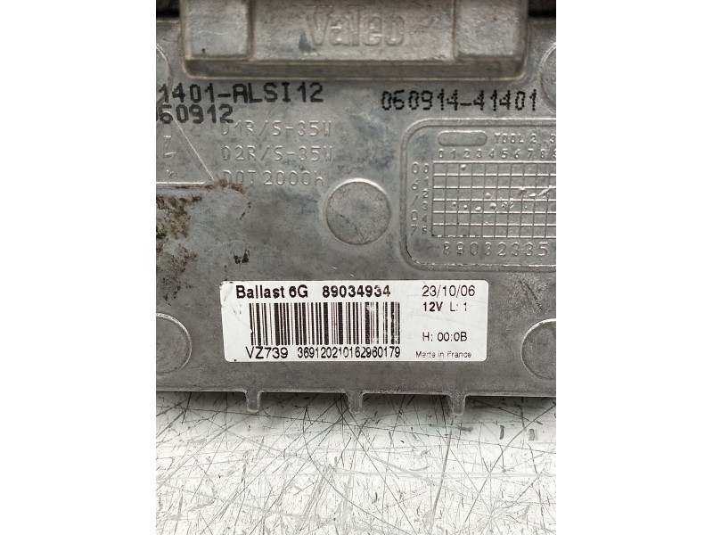 Recambio de centralita faros xenon para citroën c4 coupe referencia OEM IAM 89034934  