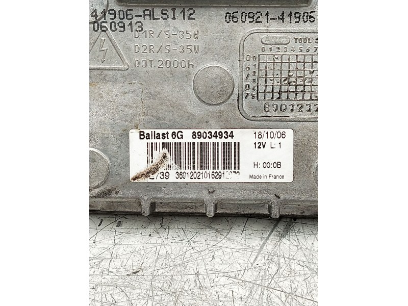 Recambio de centralita faros xenon para citroën c4 coupe referencia OEM IAM 89034934 369120210162912072 