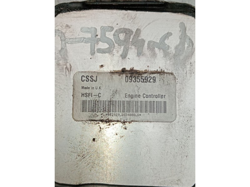 Recambio de centralita motor uce para opel astra g hatchback (t98) 1.6 16v (f08, f48) referencia OEM IAM 09355929  