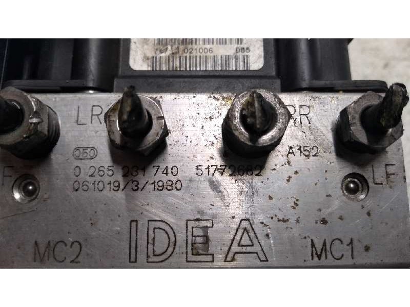 Recambio de abs para lancia musa (184) 1.9 jtd cat referencia OEM IAM 0265231740 0265800526 51772682