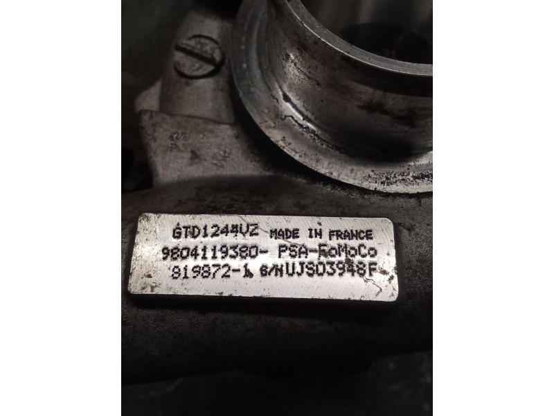 Recambio de turbocompresor para ford focus lim. trend referencia OEM IAM GTD1244VZ 9804119380 