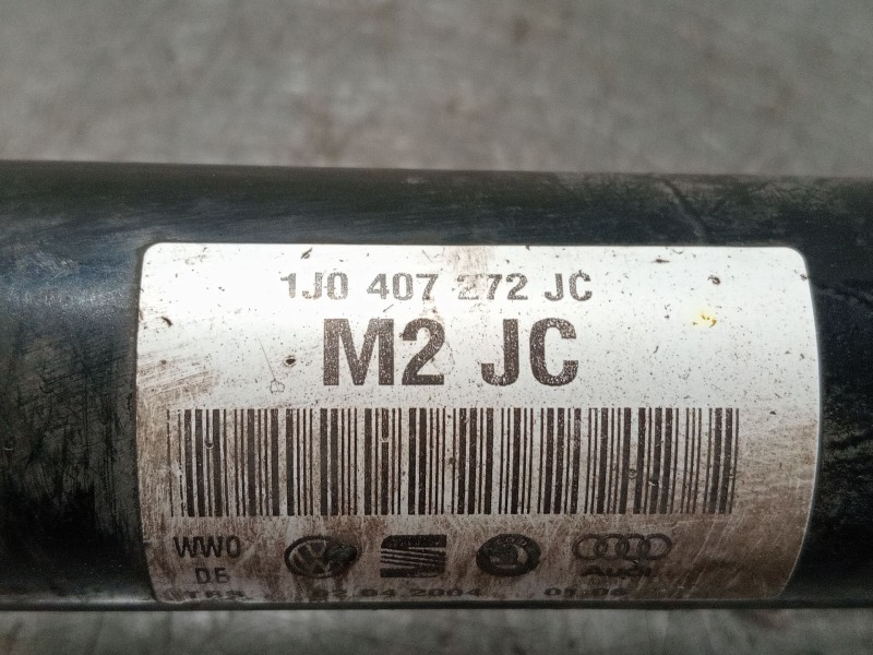 Recambio de transmision delantera derecha para seat toledo ii (1m2) 1.6 16v referencia OEM IAM 1J0407272JC  