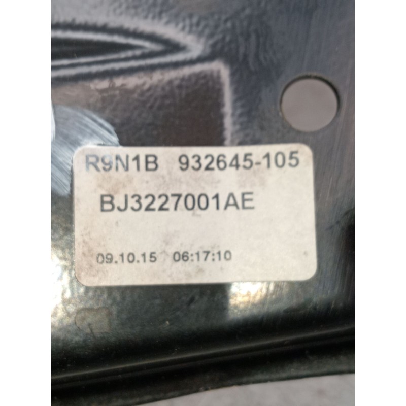 Recambio de elevalunas trasero izquierdo para land rover range rover evoque (l538) 2.0 d 4x4 referencia OEM IAM Bj3227001ae 5p 9
