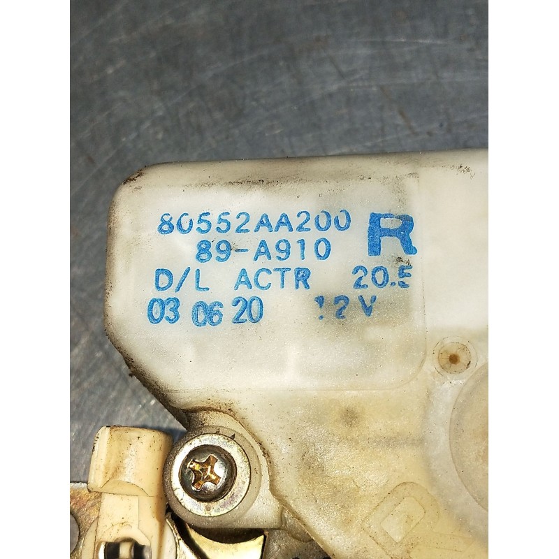 Recambio de motor cierre centralizado delantero derecho para nissan x-trail i (t30) 2.5 4x4 referencia OEM IAM 80552AA200 5P 