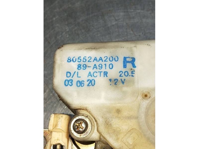 Recambio de motor cierre centralizado delantero derecho para nissan x-trail i (t30) 2.5 4x4 referencia OEM IAM 80552AA200 5P 