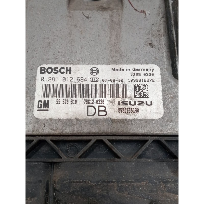 Recambio de centralita motor uce para opel astra h gtc (a04) 1.7 cdti (l08) referencia OEM IAM 0281012694  