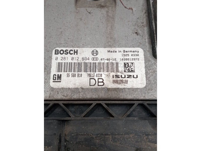 Recambio de centralita motor uce para opel astra h gtc (a04) 1.7 cdti (l08) referencia OEM IAM 0281012694  