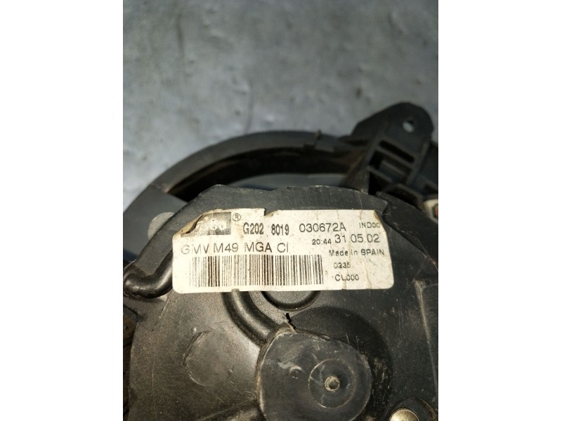 Recambio de motor calefaccion para citroën berlingo / berlingo first monospace (mf_, gjk_, gfk_) 2.0 hdi 90 (mfrhy) referencia O