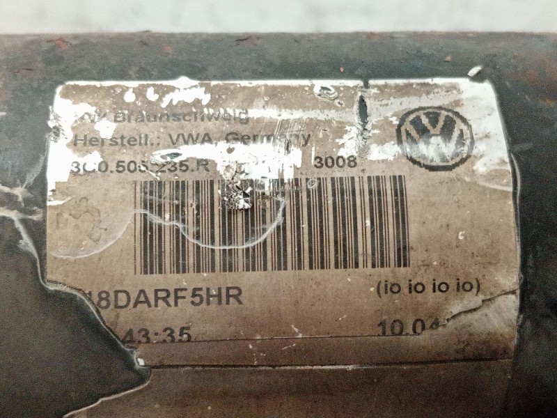 Recambio de puente trasero para volkswagen passat b6 (3c2) 2.0 tdi 16v referencia OEM IAM 3C0505235R CUNA 