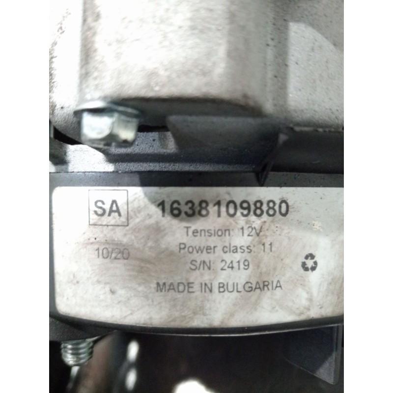 Recambio de alternador para renault scénic ii (jm0/1_) 1.6 (jm0c, jm0j, jm1b) referencia OEM IAM 1638109880  