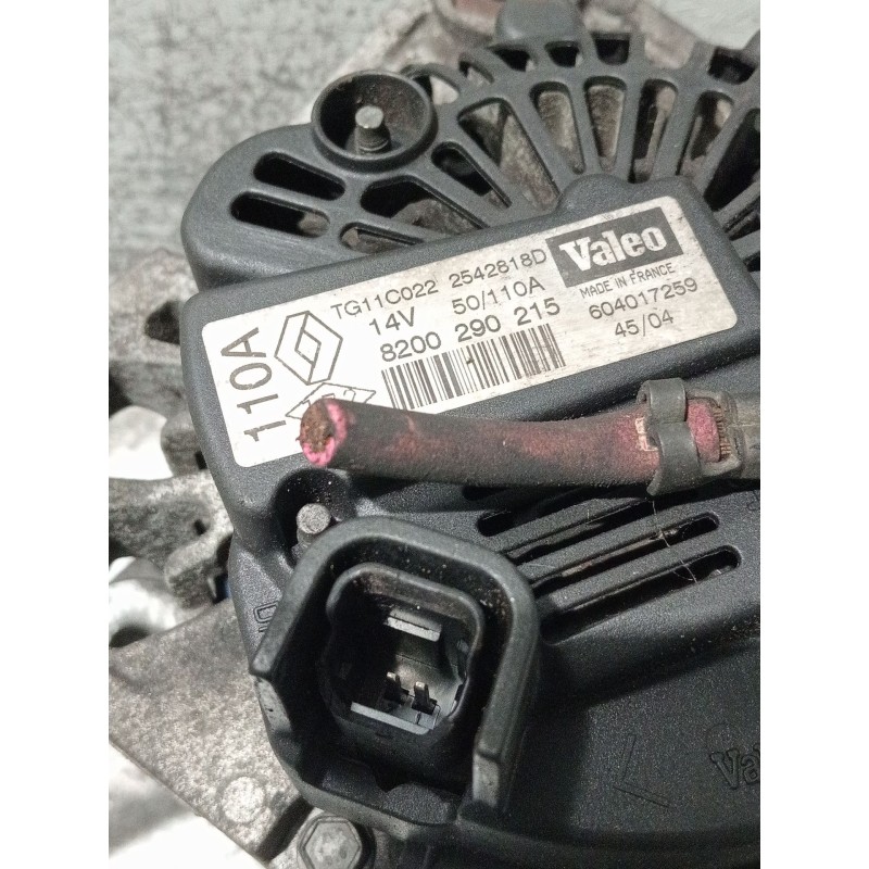 Recambio de alternador para renault megane ii (bm0/1_, cm0/1_) 1.9 dci (bm0g, cm0g) referencia OEM IAM 8200290215 2542818D 