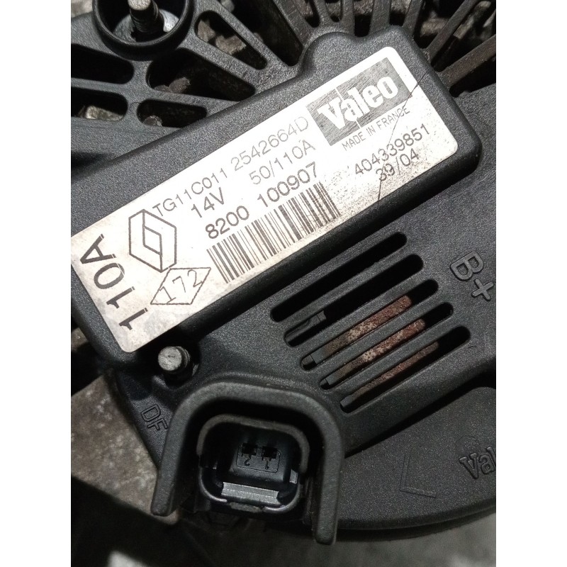 Recambio de alternador para renault megane ii station wagon (km0/1_) 1.6 referencia OEM IAM 8200100907 2542664D 