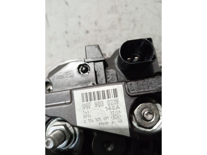 Recambio de alternador para seat leon (1p1) 2.0 tdi 16v referencia OEM IAM 06F903023F 0124525091 
