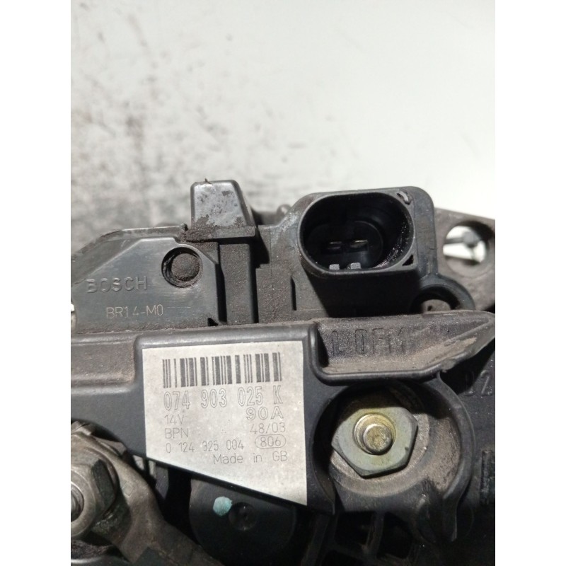 Recambio de alternador para volkswagen lt 28-46 ii caja/chasis (2dc, 2df, 2dg, 2dl, 2dm) 2.5 tdi referencia OEM IAM 074903025K 0