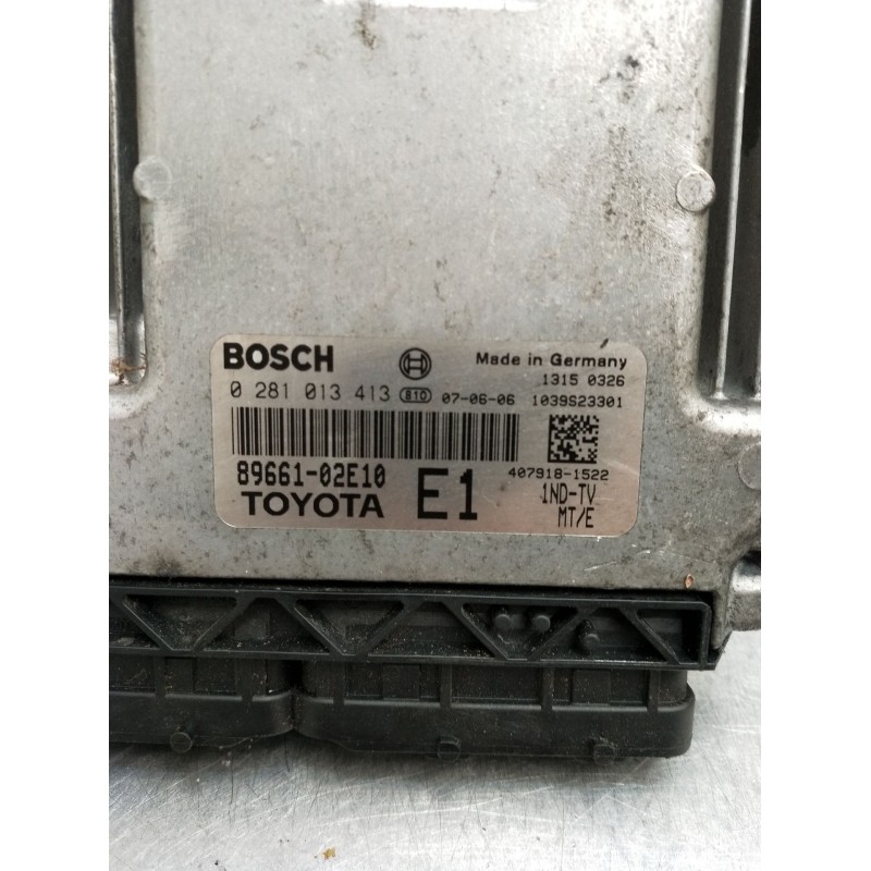 Recambio de centralita motor uce para toyota auris (_e15_) 1.4 d-4d (nde150_) referencia OEM IAM 0281013413 8966102E10 
