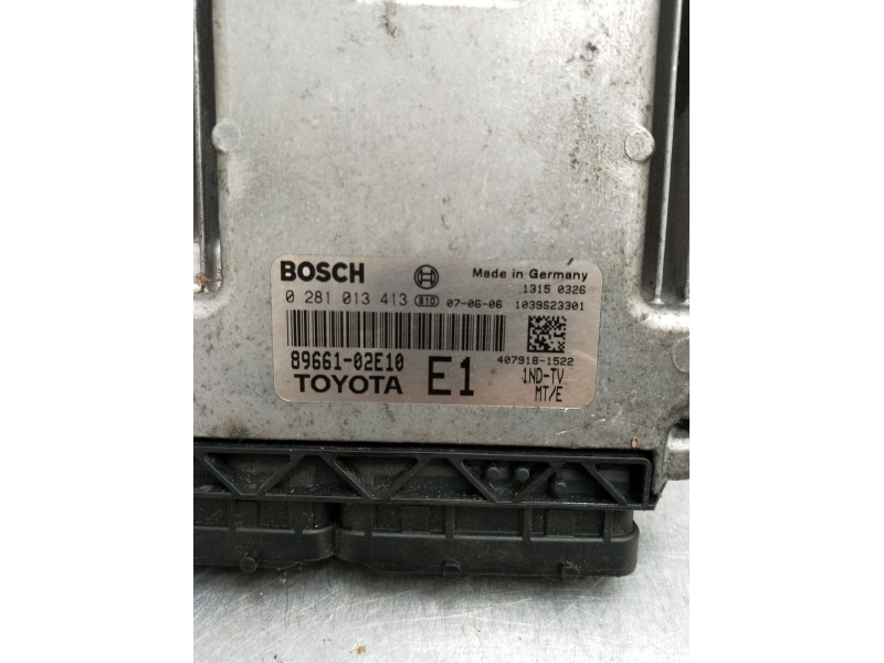 Recambio de centralita motor uce para toyota auris (_e15_) 1.4 d-4d (nde150_) referencia OEM IAM 0281013413 8966102E10 