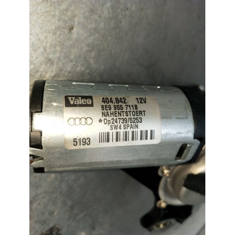 Recambio de motor limpia trasero para audi a4 b6 avant (8e5) 2.0 referencia OEM IAM 8E9955711B  
