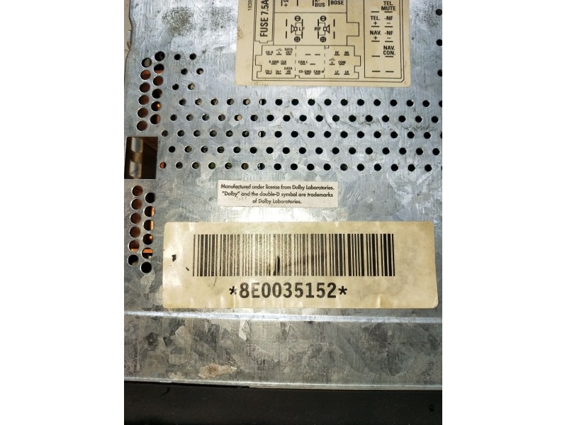 Recambio de sistema audio / radio cd para audi a4 b6 avant (8e5) 2.0 referencia OEM IAM 8E0035152  