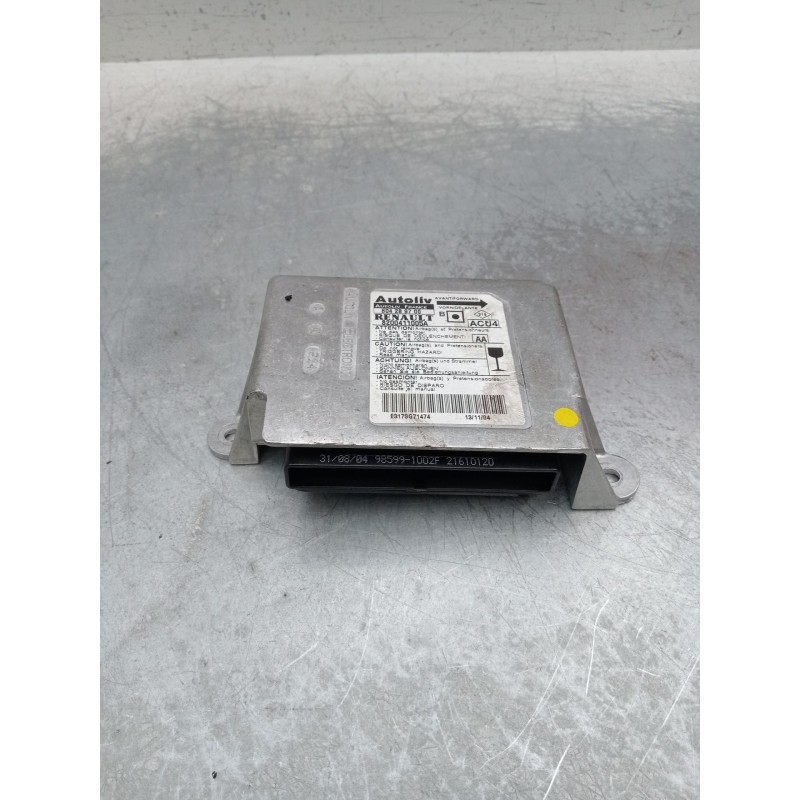 Recambio de centralita airbag para renault megane ii (bm0/1_, cm0/1_) 1.9 dci (bm0g, cm0g) referencia OEM IAM 8200411005a 604289