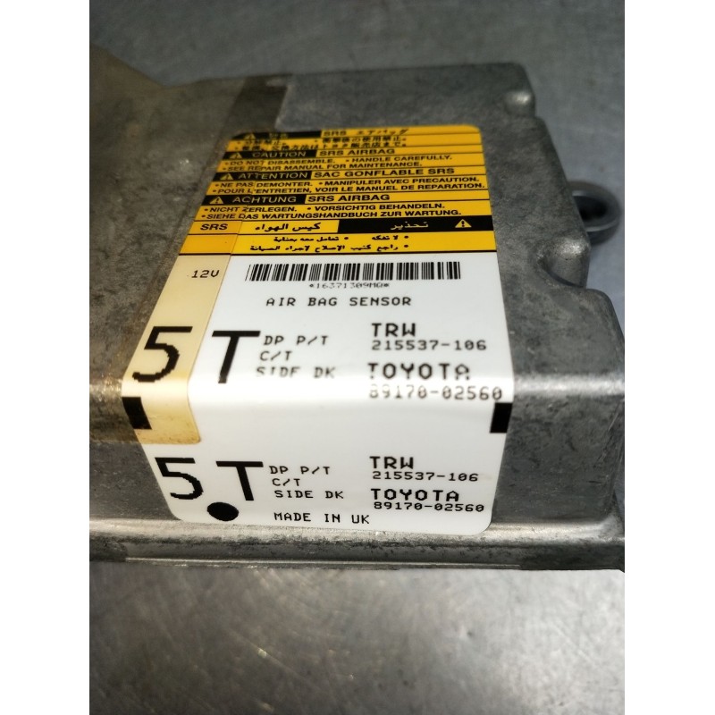 Recambio de kit airbag para toyota auris (_e15_) 1.4 d-4d (nde150_) referencia OEM IAM 8917002560 215537106 ver fotos