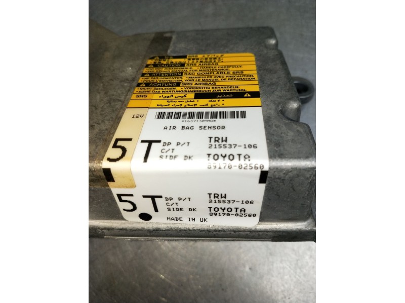 Recambio de kit airbag para toyota auris (_e15_) 1.4 d-4d (nde150_) referencia OEM IAM 8917002560 215537106 ver fotos