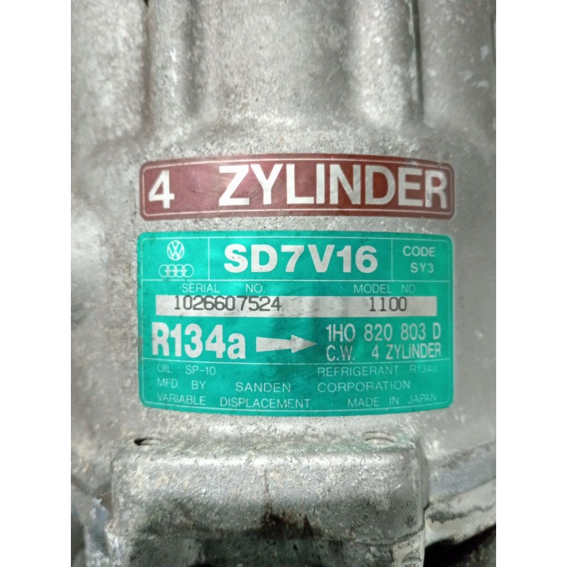 Recambio de compresor aire acondicionado para volkswagen passat b3/b4 (3a2, 35i) 2.0 referencia OEM IAM   