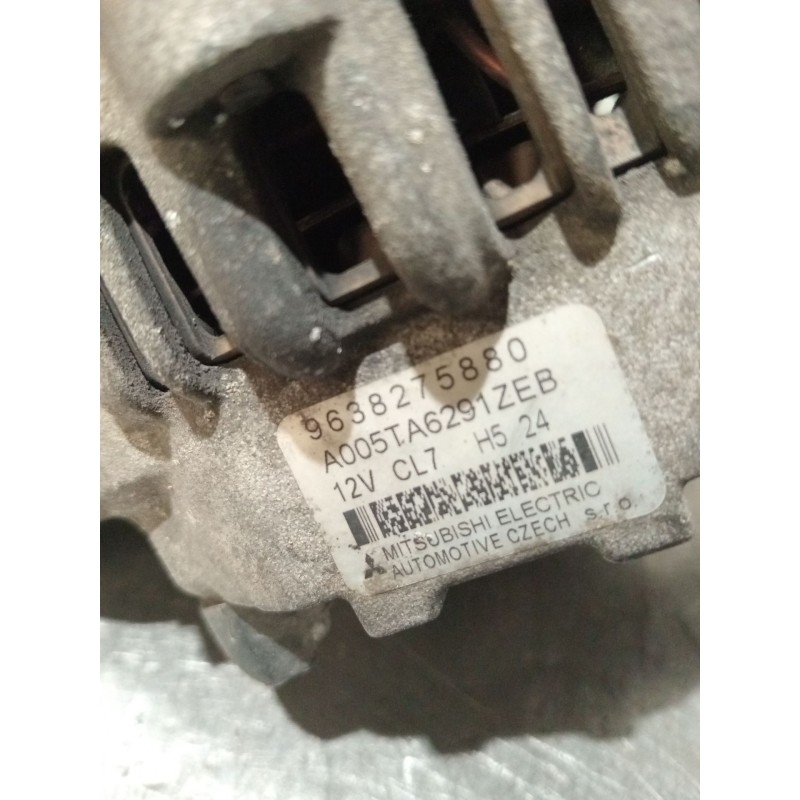 Recambio de alternador para citroën c15 furgoneta/monovolumen (vd_) 1.9 d referencia OEM IAM 9638275880 A005TA6291ZEB 