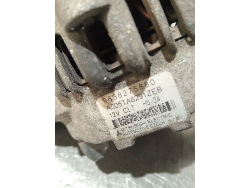 Recambio de alternador para citroën c15 furgoneta/monovolumen (vd_) 1.9 d referencia OEM IAM 9638275880 A005TA6291ZEB 