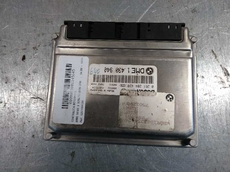 Recambio de centralita motor uce para bmw serie 3 berlina (e46) 318i referencia OEM IAM 0261204420 DME1430940 