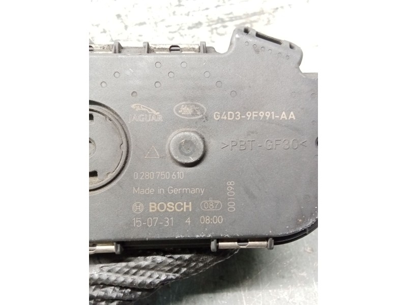 Recambio de caja mariposa para land rover range rover evoque (l538) 2.0 d 4x4 referencia OEM IAM G4D39F991AA 0280750610 BOSCH