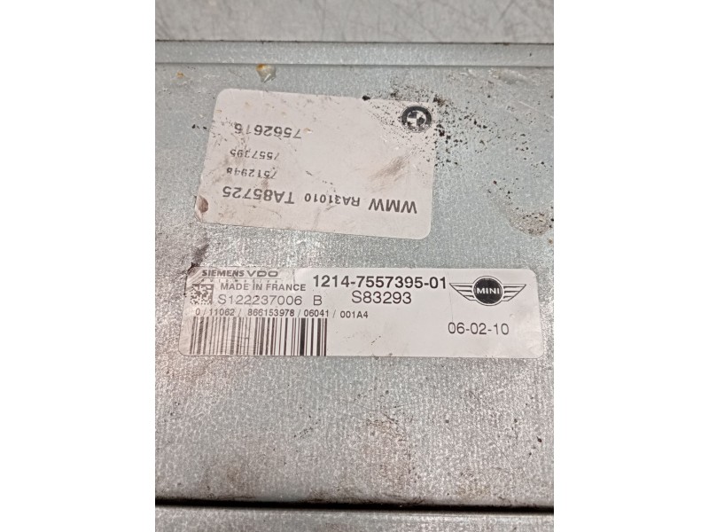 Recambio de centralita motor uce para mini mini (r50, r53) one referencia OEM IAM 1214755739501 s122237006 