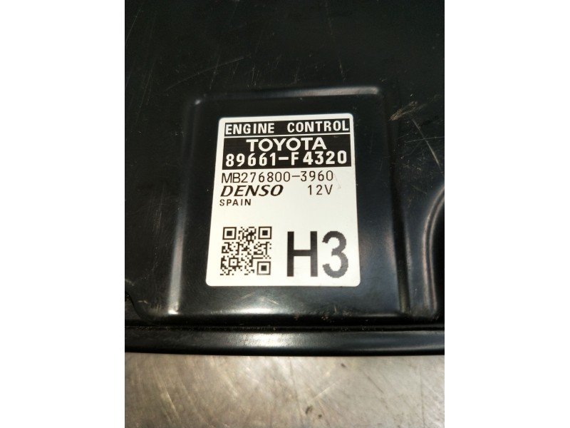 Recambio de centralita motor uce para toyota c-hr (_x1_) 1.8 hybrid (zyx10_, zyx11_) referencia OEM IAM 89661F4320 MB2768003960 