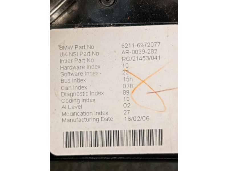 Recambio de cuadro instrumentos para mini mini (r50, r53) one referencia OEM IAM 62116972077  