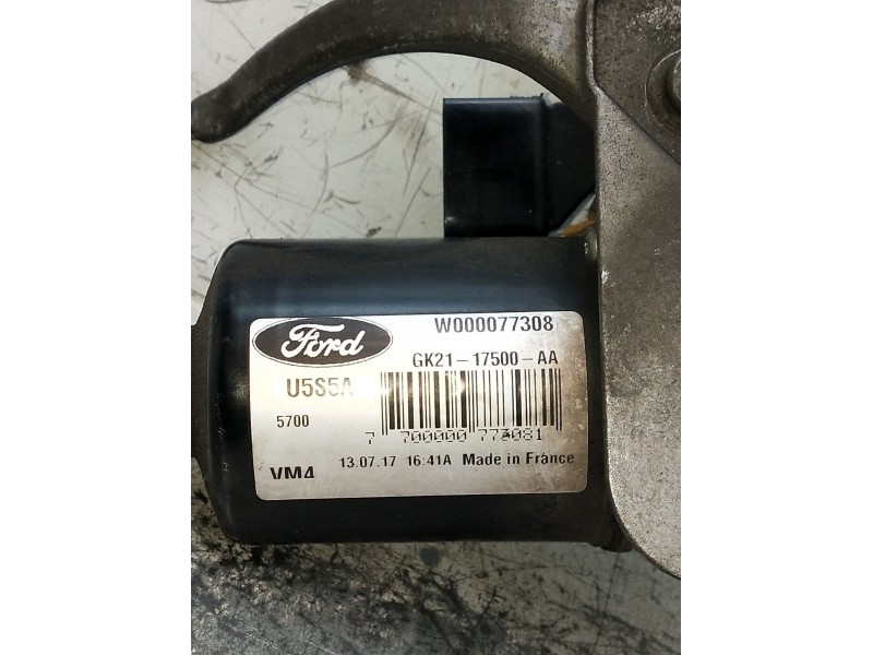 Recambio de motor limpia delantero para ford transit custom v362 autobús (f3) 2.0 ecoblue referencia OEM IAM GK2117500AA DELANTE