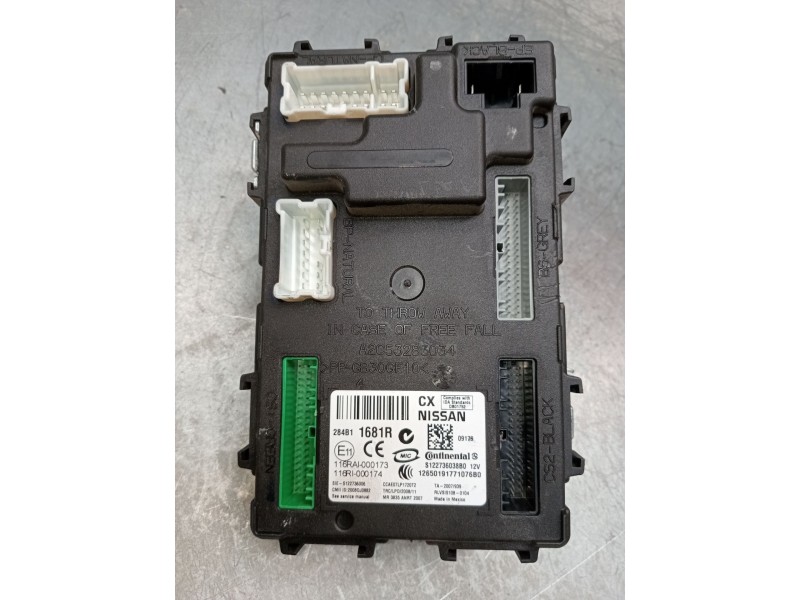 Recambio de modulo electronico para renault koleos i (hy_) 2.0 dci (hy0k) referencia OEM IAM s122736038b0 284b11681r 