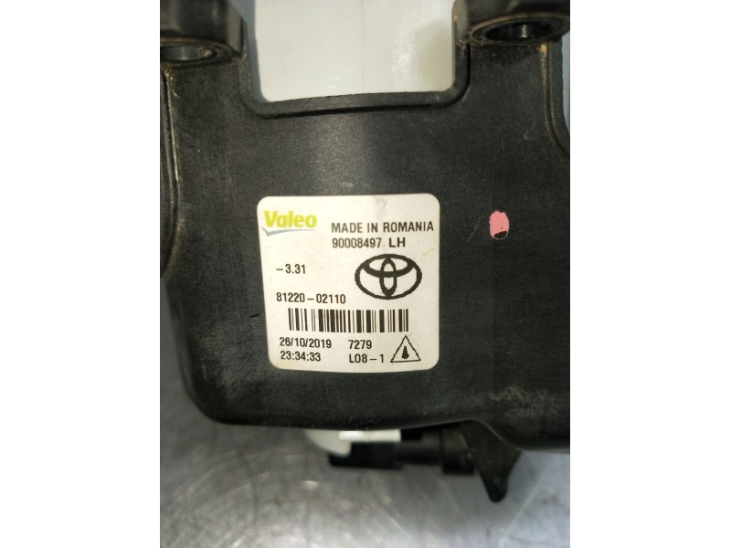 Recambio de faro antiniebla izquierdo para toyota c-hr (_x1_) 1.8 hybrid (zyx10_, zyx11_) referencia OEM IAM 90008497 8122002110