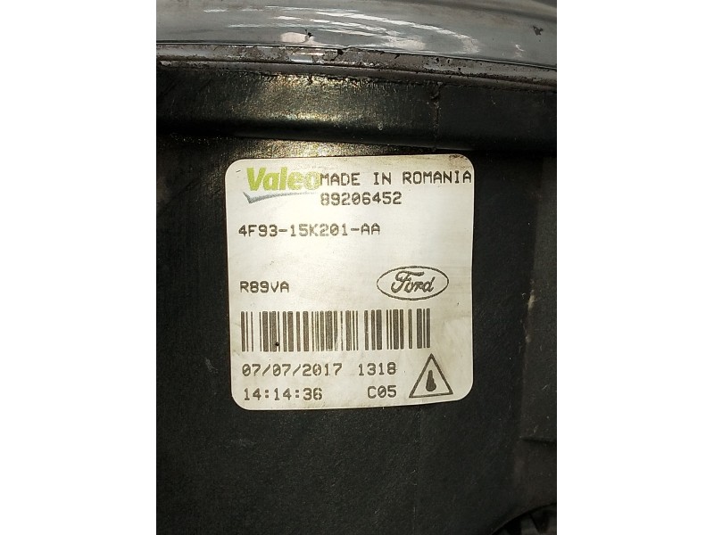 Recambio de faro antiniebla derecho para ford transit custom v362 autobús (f3) 2.0 ecoblue referencia OEM IAM 4F9315K201AA  