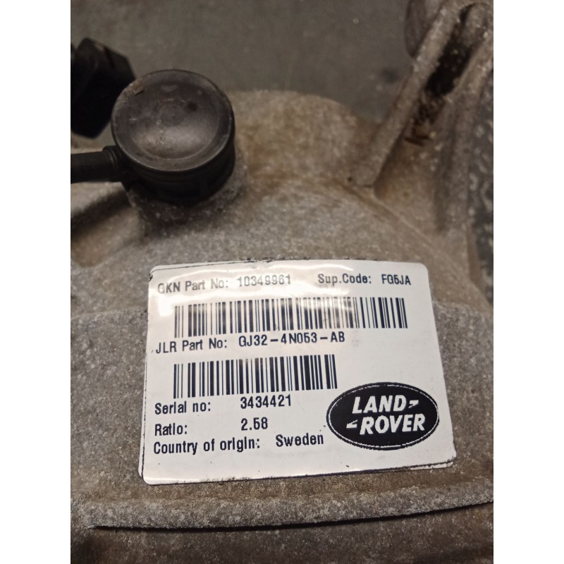 Recambio de diferencial trasero para land rover range rover evoque (l538) 2.0 d 4x4 referencia OEM IAM GJ324N053AB  