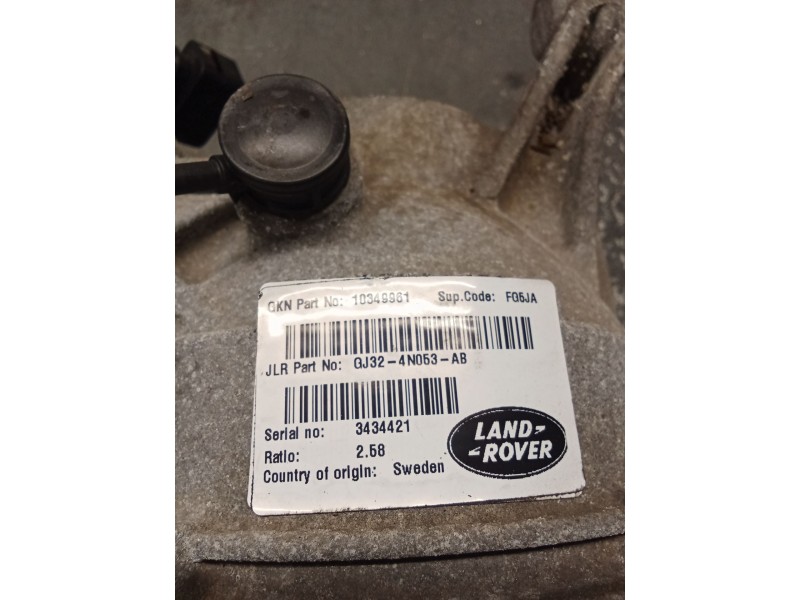 Recambio de diferencial trasero para land rover range rover evoque (l538) 2.0 d 4x4 referencia OEM IAM GJ324N053AB  