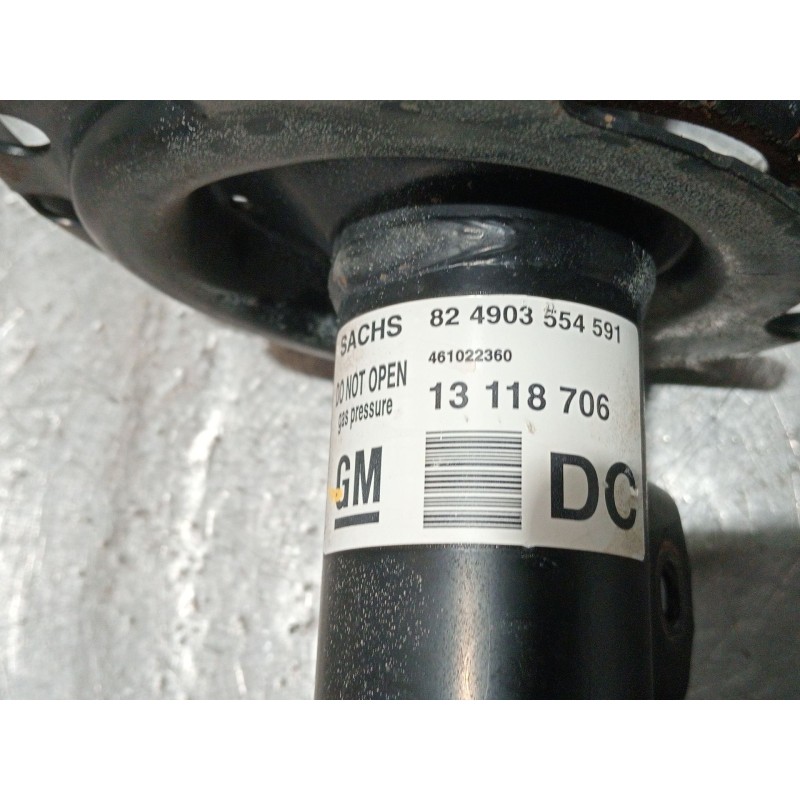Recambio de amortiguador delantero derecho para opel vectra c (z02) 2.2 dti 16v (f69) referencia OEM IAM 13118706 824903554591 